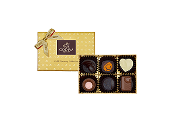 Gold Discovery Chocolate Gift Box 6pcs