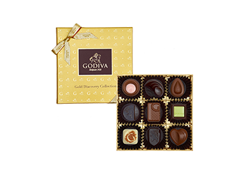 Gold Discovery Chocolate Gift Box 9pcs